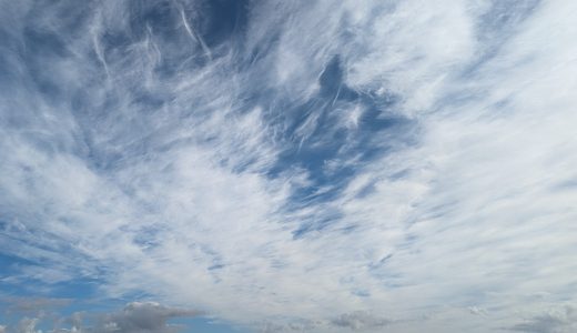 空を見上げて